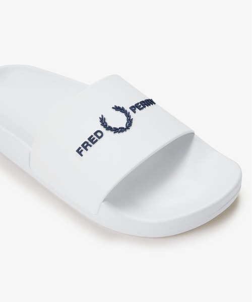 FRED PERRY(フレッドペリー)の「Branded Slider/ロゴスライダーサンダル(サンダル・メンズ・ネイビー/ブラック/ホワイト/ダークグリーン・23cm/24cm/25cm/26cm/27cm/28cm)」の11枚目の写真