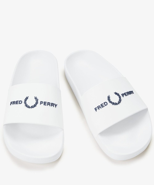 FRED PERRY(フレッドペリー)の「Branded Slider/ロゴスライダーサンダル(サンダル・メンズ・ネイビー/ブラック/ホワイト/ダークグリーン・23cm/24cm/25cm/26cm/27cm/28cm)」の12枚目の写真
