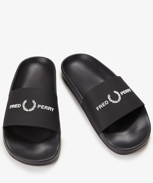 FRED PERRY(フレッドペリー)の「Branded Slider/ロゴスライダーサンダル(サンダル・メンズ・ネイビー/ブラック/ホワイト/ダークグリーン・23cm/24cm/25cm/26cm/27cm/28cm)」の21枚目の写真