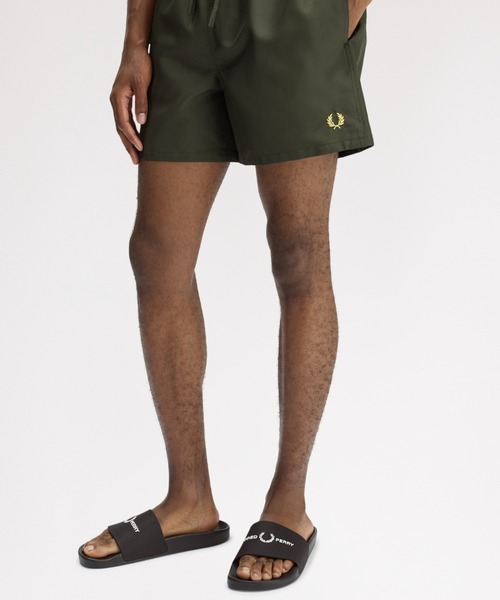FRED PERRY(フレッドペリー)の「Branded Slider/ロゴスライダーサンダル(サンダル・メンズ・ネイビー/ブラック/ホワイト/ダークグリーン・23cm/24cm/25cm/26cm/27cm/28cm)」の18枚目の写真