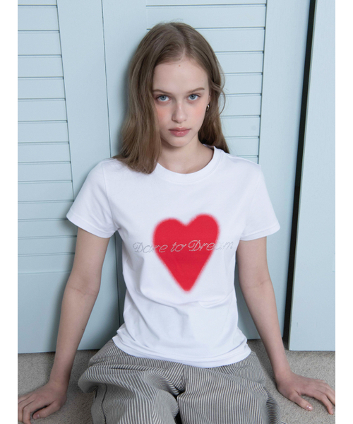 OAFISH(オアフィッシュ)の「DARE TO DREAM T-SHIRT, WHITE(Tシャツ/カットソー・レディース・その他・ONE SIZE)」の1枚目の写真