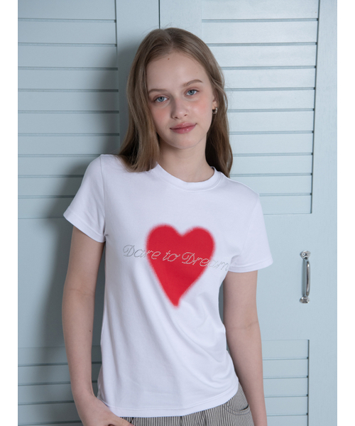 OAFISH(オアフィッシュ)の「DARE TO DREAM T-SHIRT, WHITE(Tシャツ/カットソー・レディース・その他・ONE SIZE)」の2枚目の写真
