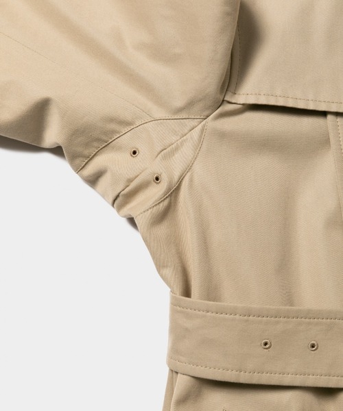 beautiful people（ビューティフルピープル）の「ultimate pima large fit trench coat（トレンチコート・レディース・サンドベージュ・36）」の7枚目の写真