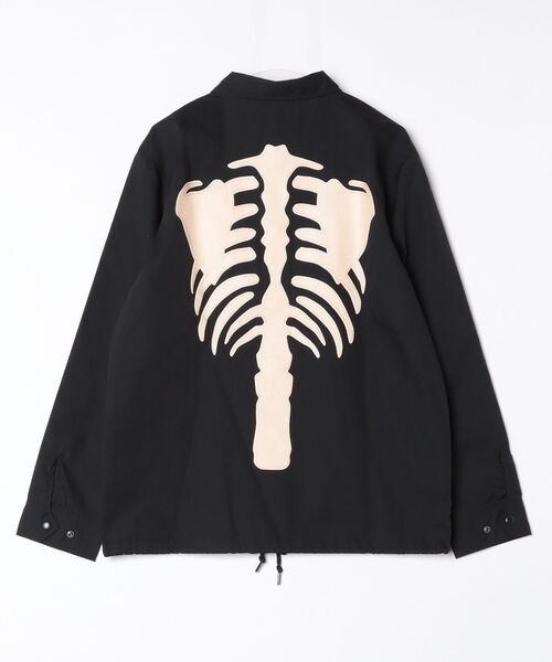 ROYAL FLASH（ロイヤルフラッシュ）の「LA-LALA/ラ-ララ/BACK BONE コーチジャケット（その他アウター・メンズ・ブラック・3/2/4）」の2枚目の写真