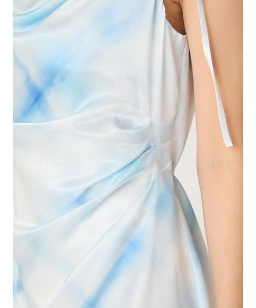 FRAY I.D（フレイアイディー）の「タックドレープキャミワンピース（ワンピース・レディース・アイボリー/ライトブルー/ブラウン・0/1）」の14枚目の写真