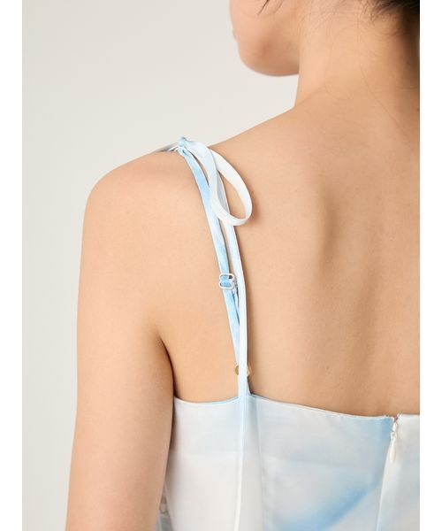 FRAY I.D（フレイアイディー）の「タックドレープキャミワンピース（ワンピース・レディース・アイボリー/ライトブルー/ブラウン・0/1）」の16枚目の写真