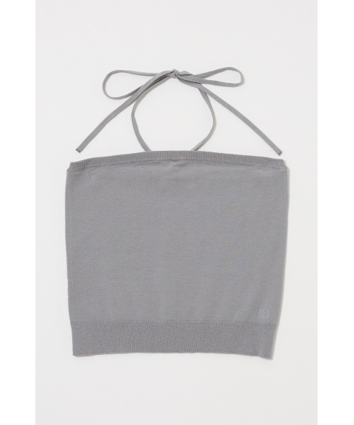 MOUSSY(マウジー)の「【26年SS新作】KNIT BARE トップス(チューブトップ・レディース・ネイビー/杢グレー・FREE)」の17枚目の写真