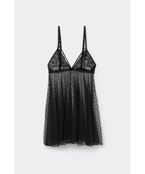 Intimissimi(インティミッシミ)の「Flirt Fearlessly レース ベビードール(チュニック・レディース・ブラック・L/M/S)」の6枚目の写真