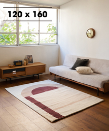journal standard Furniture (�W���[�i���X�^���_�[�h�t�@�j�`���[)��FAIRBURN RUG 120X160�@�t�F�A�o�[�� ���O(���O/�}�b�g)