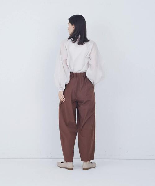 ADIEU TRISTESSE（アデュートリステス）の「綿ポリエステルイージーパンツ（その他パンツ・レディース・ブラック/ブラウン/ベージュ・38）」の6枚目の写真