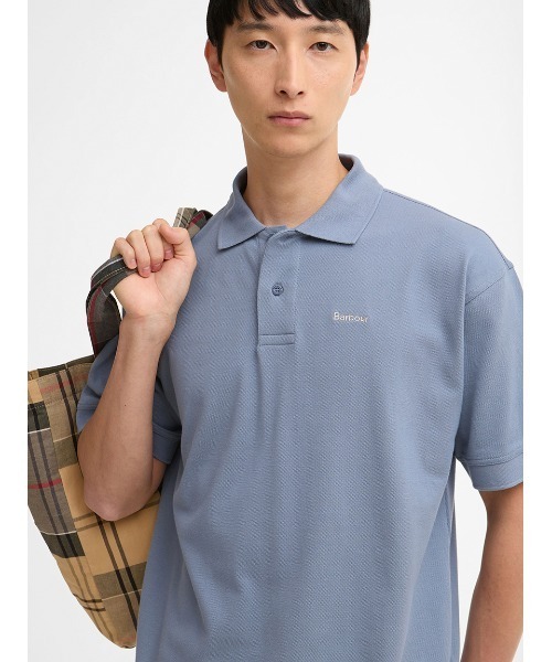 Barbour(バブアー)の「Hexham ポロシャツ オーバーサイズフィット(ポロシャツ・メンズ・ネイビー/ホワイト/ライトブルー/グリーン・42/36/38/40)」の20枚目の写真
