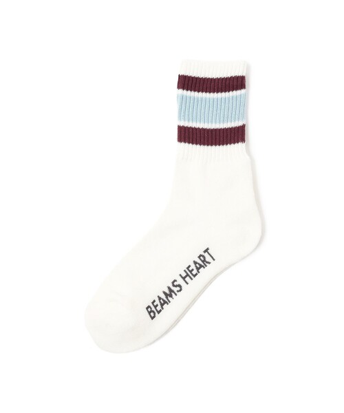 BEAMS HEART(ビームスハート)の「ライン パイル ソックス(ソックス/靴下・レディース・サックスブルー/グリーン/イエロー・ONE SIZE)」の3枚目の写真