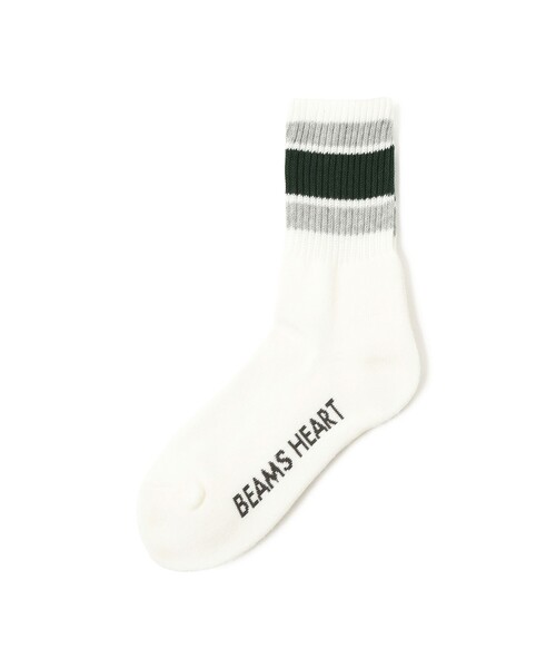 BEAMS HEART(ビームスハート)の「ライン パイル ソックス(ソックス/靴下・レディース・サックスブルー/グリーン/イエロー・ONE SIZE)」の2枚目の写真