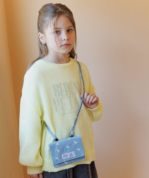 GLOBAL WORK（グローバルワーク）の「洗えるスクール移動ポケット/641389（ショルダーバッグ・キッズ・ホワイト/ブルー系その他4/ブラック・FREE）」の9枚目の写真