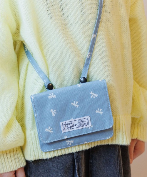 GLOBAL WORK（グローバルワーク）の「洗えるスクール移動ポケット/641389（ショルダーバッグ・キッズ・ホワイト/ブルー系その他4/ブラック・FREE）」の10枚目の写真