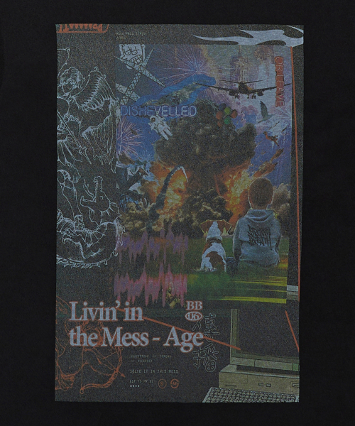 BROWNBREATH(ブラウンブレス)の「BEDLAM TEE - BLACK(Tシャツ/カットソー・レディース・その他・L/M/XL)」の3枚目の写真
