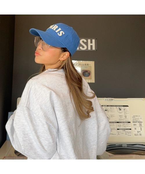 Flugge(フラッジー)の「パリロゴcap(キャップ・レディース・ブラック/ブルー・FREE)」の5枚目の写真
