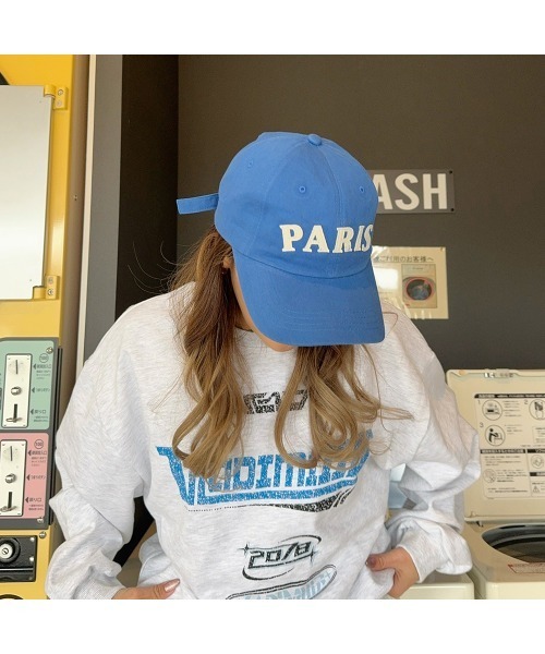 Flugge(フラッジー)の「パリロゴcap(キャップ・レディース・ブラック/ブルー・FREE)」の6枚目の写真