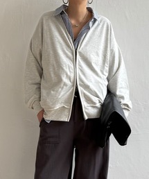 LBC | ミニ裏毛ダブルジップカーディガン(カーディガン/ボレロ)