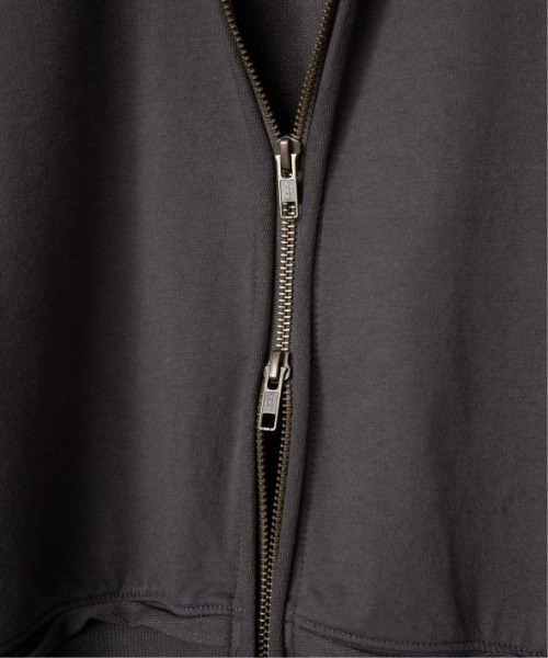 LBC（エルビーシー）の「ミニ裏毛ダブルジップカーディガン（カーディガン/ボレロ・レディース・ミント/チャコール/オフホワイト・M）」の13枚目の写真