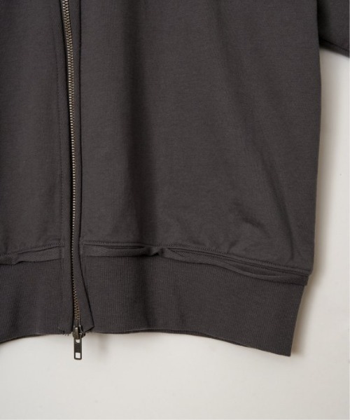 LBC（エルビーシー）の「ミニ裏毛ダブルジップカーディガン（カーディガン/ボレロ・レディース・ミント/チャコール/オフホワイト・M）」の16枚目の写真