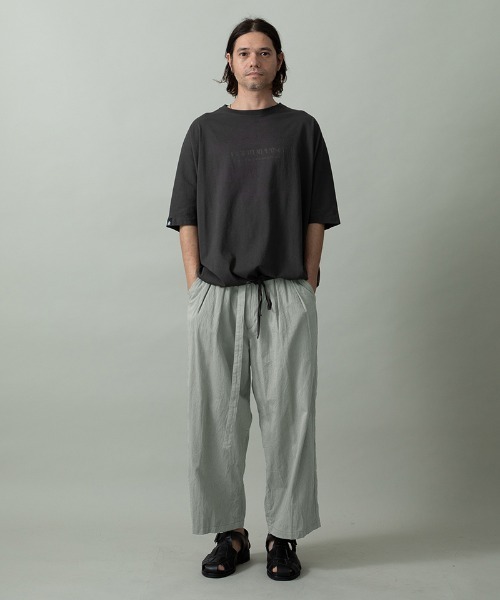 EGO TRIPPING（エゴトリッピング）の「mp14646- DRESSYEASE TRUSERS pique イージートラウザーパンツ(626652)（その他パンツ・メンズ・ライトグレー/チャコール/ベージュ・33/31/29）」の5枚目の写真