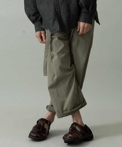 EGO TRIPPING（エゴトリッピング）の「mp14646- DRESSYEASE TRUSERS pique イージートラウザーパンツ(626652)（その他パンツ・メンズ・ライトグレー/チャコール/ベージュ・33/31/29）」の8枚目の写真