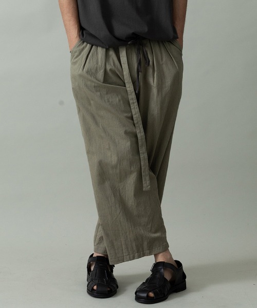 EGO TRIPPING（エゴトリッピング）の「mp14646- DRESSYEASE TRUSERS pique イージートラウザーパンツ(626652)（その他パンツ・メンズ・ライトグレー/チャコール/ベージュ・33/31/29）」の9枚目の写真