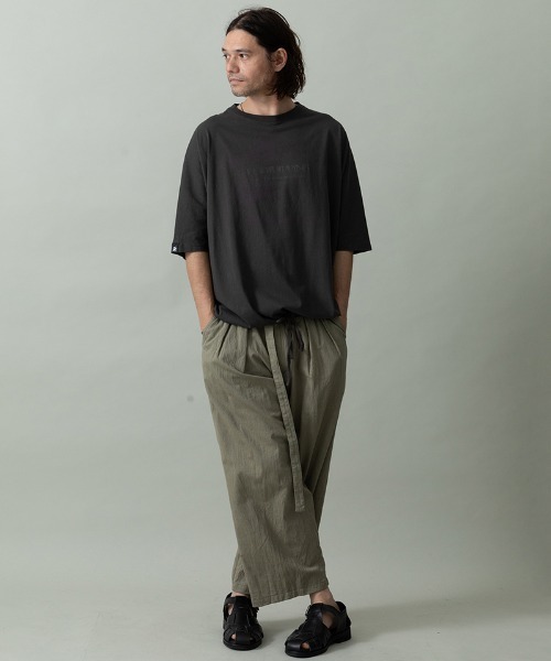 EGO TRIPPING（エゴトリッピング）の「mp14646- DRESSYEASE TRUSERS pique イージートラウザーパンツ(626652)（その他パンツ・メンズ・ライトグレー/チャコール/ベージュ・33/31/29）」の10枚目の写真