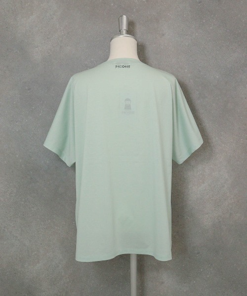 STUDIO PICONE(スタジオピッコーネ)の「コットン混ビーズワッペンプルオーバー(Tシャツ/カットソー・レディース・ブラック/ブラウン/ライトグリーン/ホワイト・M/L/LL)」の11枚目の写真