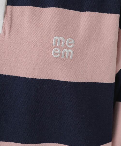 ems excite(エムズエキサイト)の「レース付きラガーSH(Tシャツ/カットソー・レディース・ブルー/ブラック/ピンク・FREE)」の14枚目の写真