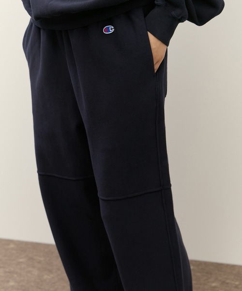 Champion（チャンピオン）の「【Champion for ADAM ET ROPE'】別注 SWEAT WIDE PANTS（その他パンツ・レディース・ネイビー/オフホワイト/ブラウン系その他3・S/M）」の4枚目の写真