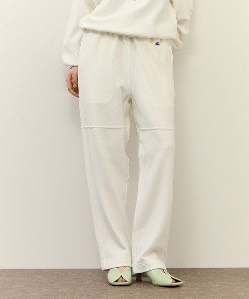 Champion（チャンピオン）の「【Champion for ADAM ET ROPE'】別注 SWEAT WIDE PANTS（その他パンツ・レディース・ネイビー/オフホワイト/ブラウン系その他3・S/M）」の9枚目の写真