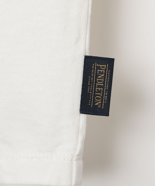 PENDLETON（ペンドルトン）の「【PENDLETON(ペンドルトン)】別注バックプリントTシャツ26SS(KIDS)（Tシャツ/カットソー・キッズ・ブルー/オフホワイト/チャコール・150cm/140cm/130cm/120cm/110cm）」の10枚目の写真