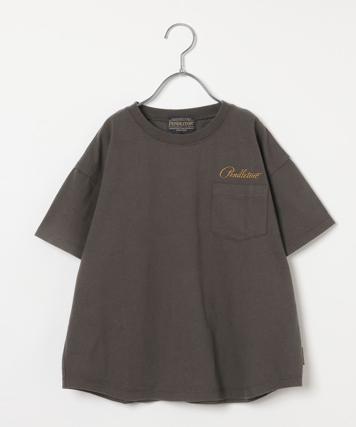 PENDLETON（ペンドルトン）の「【PENDLETON(ペンドルトン)】別注バックプリントTシャツ26SS(KIDS)（Tシャツ/カットソー・キッズ・ブルー/オフホワイト/チャコール・150cm/140cm/130cm/120cm/110cm）」の15枚目の写真