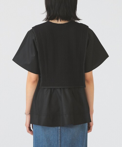 Ray BEAMS(レイビームス)の「【8/13 再値下げ】ケーブル ジャカード キリカエ プルオーバー(Tシャツ/カットソー・レディース・オフホワイト/ブラック・ONE SIZE)」の13枚目の写真