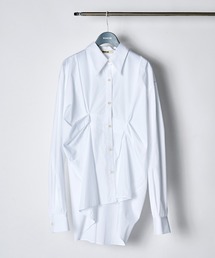 RUMCHE（ラムシェ）の「Cotton Layered Tuck Shirt / コットンレイヤードタックシャツ（シャツ/ブラウス）」