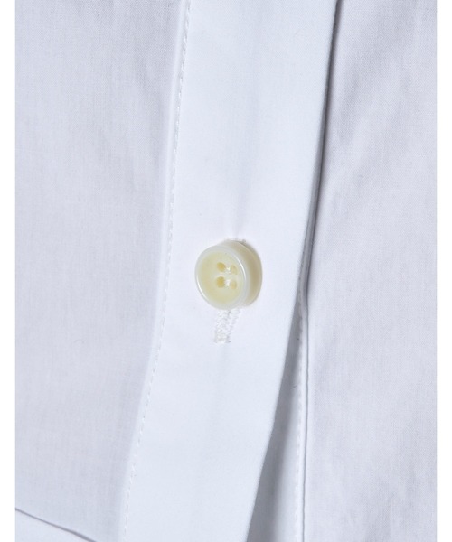 RUMCHE(ラムシェ)の「Cotton Layered Tuck Shirt / コットンレイヤードタックシャツ(シャツ/ブラウス・レディース・ホワイト/サックスブルー・FREE)」の16枚目の写真