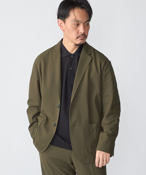 SHIPS(シップス)の「SHIPS:〈洗濯機可能〉FIELD SENSOR(R) ジャケット(セットアップ対応)(テーラードジャケット・メンズ・チャコールグレー/オリーブ/ブラック・X-LARGE/LARGE/MEDIUM/SMALL)」の3枚目の写真