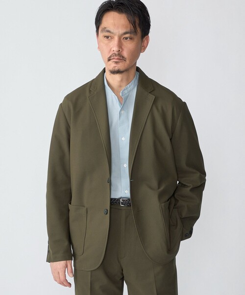 SHIPS(シップス)の「SHIPS:〈洗濯機可能〉FIELD SENSOR(R) ジャケット(セットアップ対応)(テーラードジャケット・メンズ・チャコールグレー/オリーブ/ブラック・X-LARGE/LARGE/MEDIUM/SMALL)」の22枚目の写真