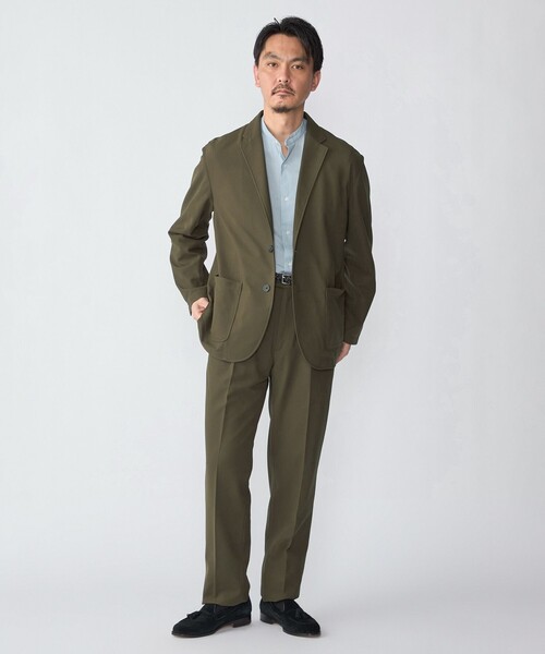 SHIPS(シップス)の「SHIPS:〈洗濯機可能〉FIELD SENSOR(R) ジャケット(セットアップ対応)(テーラードジャケット・メンズ・チャコールグレー/オリーブ/ブラック・X-LARGE/LARGE/MEDIUM/SMALL)」の21枚目の写真