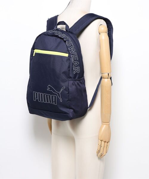 PUMA（プーマ）の「《PUMA》プーマ フェイズ バックパック II（バックパック/リュック・レディース・ネイビー/ブラック・フリー）」の6枚目の写真