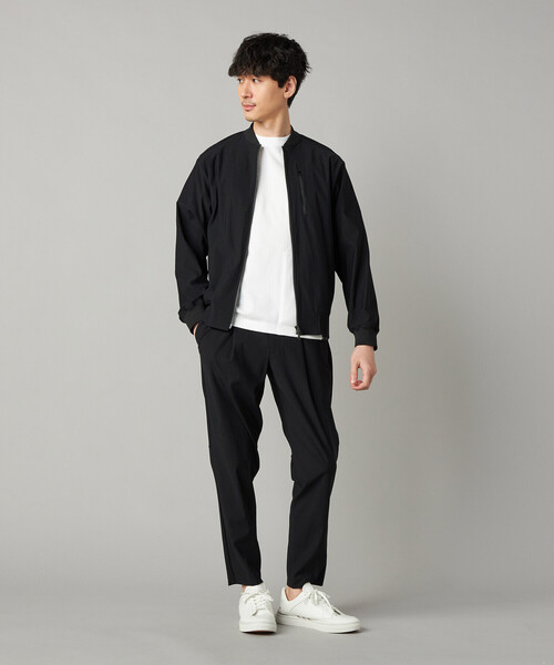 COMME CA MEN（コムサメン）の「【撥水】【メリルハイテンション】ブルゾン（ブルゾン・メンズ・ブラック・L/M）」の3枚目の写真