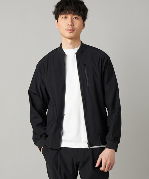 COMME CA MEN（コムサメン）の「【撥水】【メリルハイテンション】ブルゾン（ブルゾン・メンズ・ブラック・L/M）」の5枚目の写真
