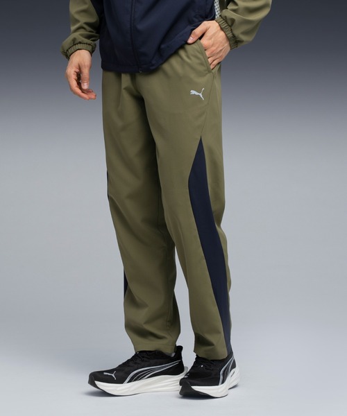 PUMA(プーマ)の「PUMA プーマ メンズ トレーニング クロス ウーブンパンツ(その他パンツ・メンズ・ブラック/オリーブ・LARGE/MEDIUM/SMALL/X-LARGE/XX-LARGE)」の2枚目の写真