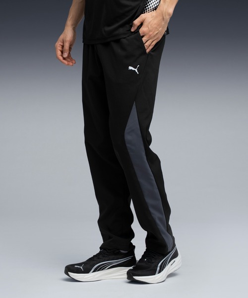 PUMA(プーマ)の「PUMA プーマ メンズ トレーニング クロス ウーブンパンツ(その他パンツ・メンズ・ブラック/オリーブ・LARGE/MEDIUM/SMALL/X-LARGE/XX-LARGE)」の1枚目の写真