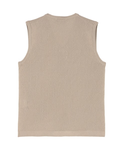 Pitta Re:)（ピッタリ）の「ニット メッシュ編地ベスト メンズ（ベスト・メンズ・ピンクベージュ/ネイビー/ライトグレー・M/L/LL）」の15枚目の写真