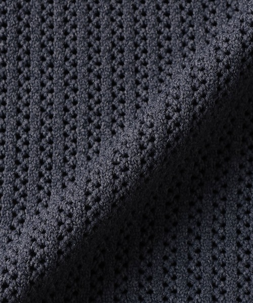 Pitta Re:)（ピッタリ）の「ニット メッシュ編地ベスト メンズ（ベスト・メンズ・ピンクベージュ/ネイビー/ライトグレー・M/L/LL）」の13枚目の写真