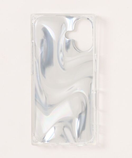 Fun & Daily（ファンアンドデイリー）の「Silver Silky iPhone Case 16 17 Pro ProMax / アイフォンケース（スマホケース/カバー・レディース・シルバー・iPhone 17/iPhone 16/iPhone 16 Pro/iPhone 16 Pro Max/iPhone 17 Pro/iPhone 17 Pro Max）」の8枚目の写真