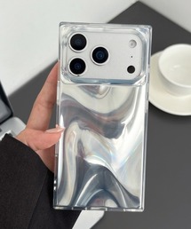 Fun & Daily（ファンアンドデイリー）の「Silver Silky iPhone Case 16 17 Pro ProMax / アイフォンケース（スマホケース/カバー）」
